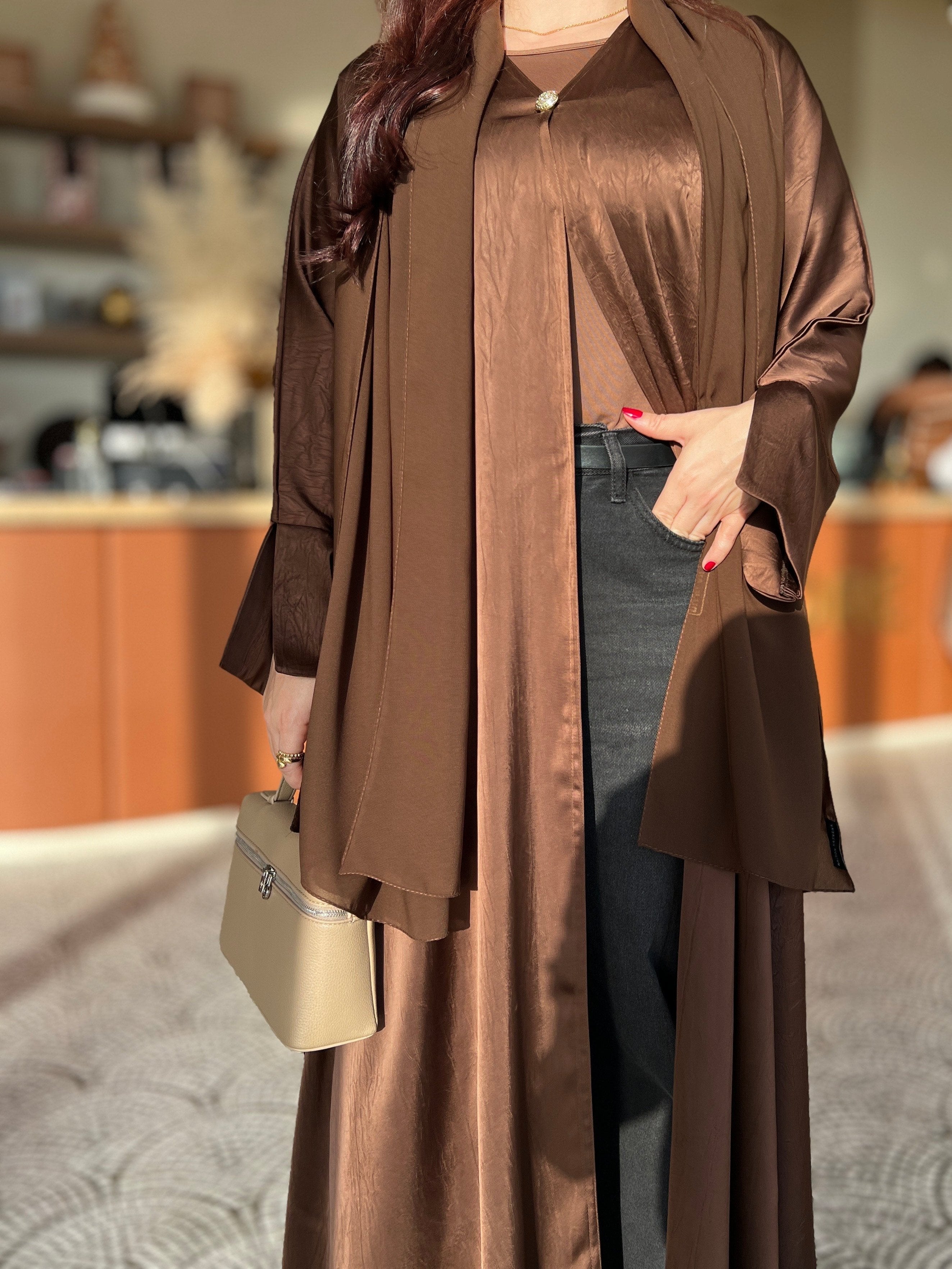 2.1 Brown (Abaya & Shela)